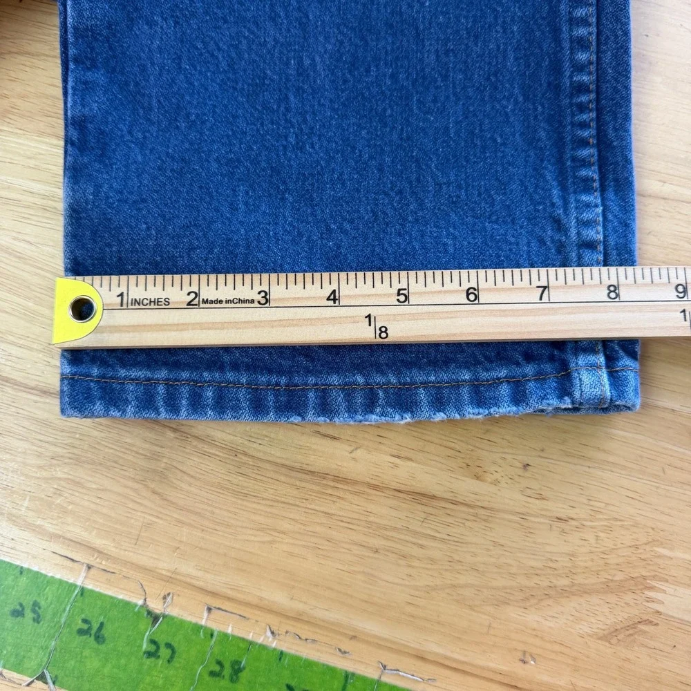 Wrangler COWBOY CUT Straight Leg 13MWZPW Mens 36x30 100% Cotton Denim Blue Jeans